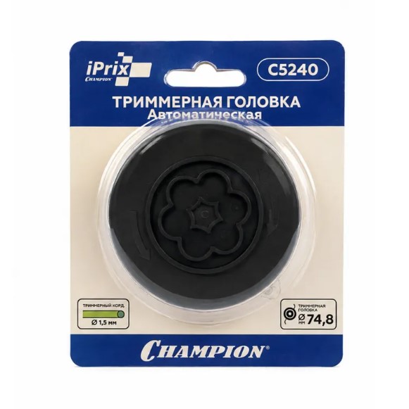 Головка триммерная CHAMPION iPrix для TBM1812 (тип крепления "клипса")