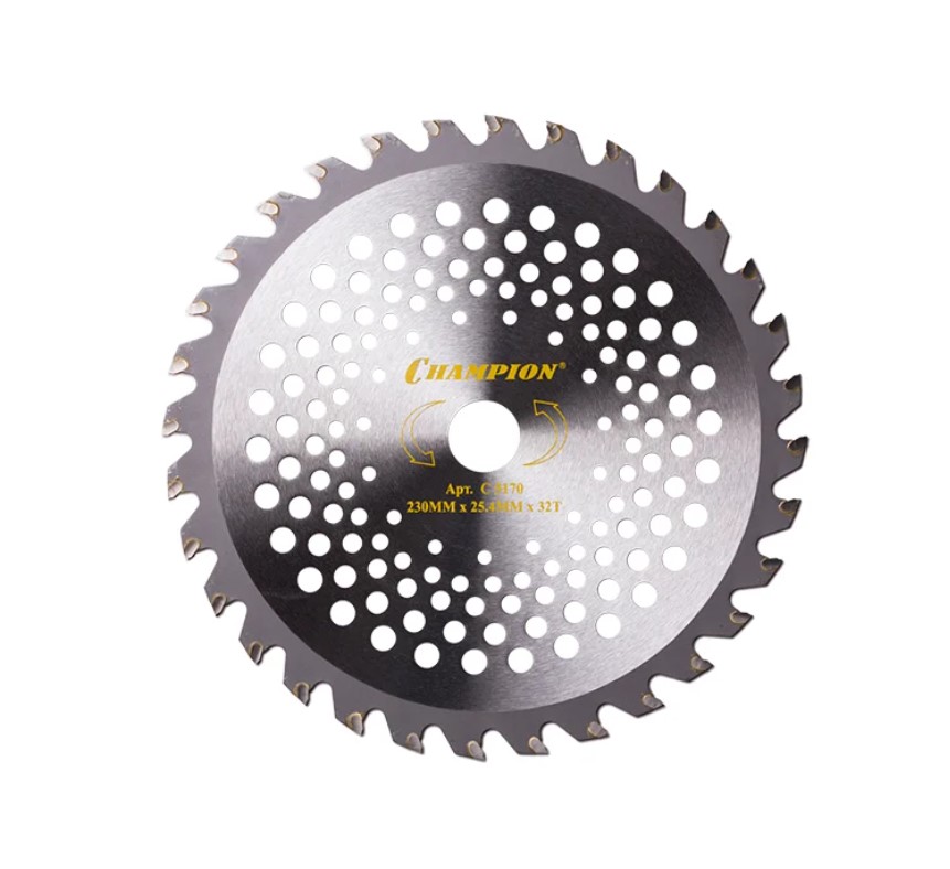 Нож с зубцами из твердого сплава Strong (32 зуба, 230х25,4 мм) CHAMPION C5170
