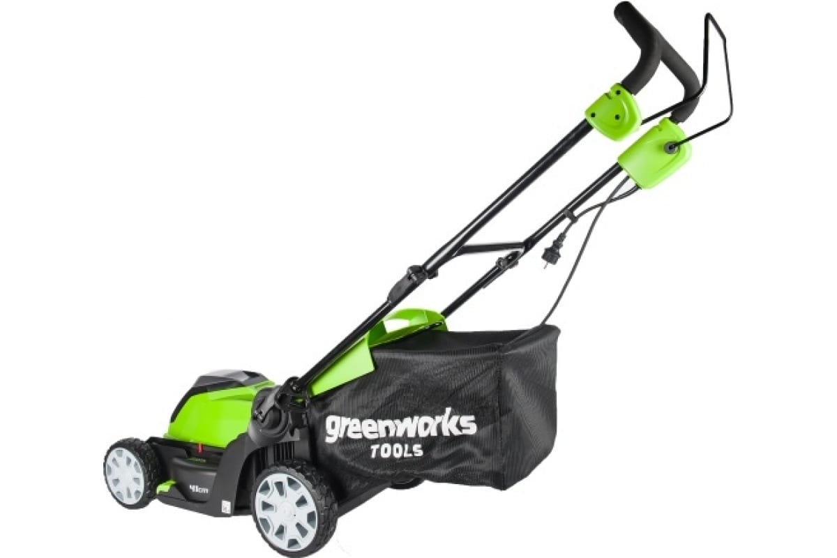 Электрическая газонокосилка Greenworks GLM1241