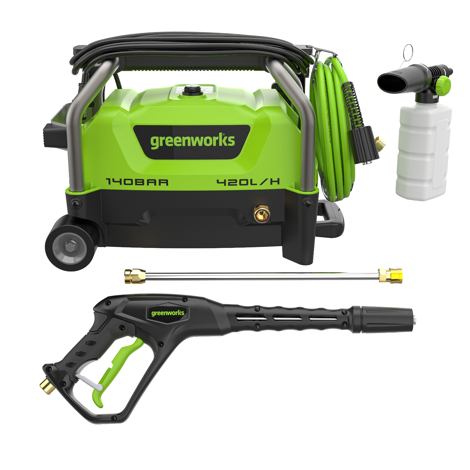 Мойка высокого давления электрическая Greenworks PW3140