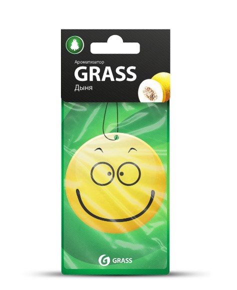 Ароматизатор воздуха картонный GraSS Smile (дыня)