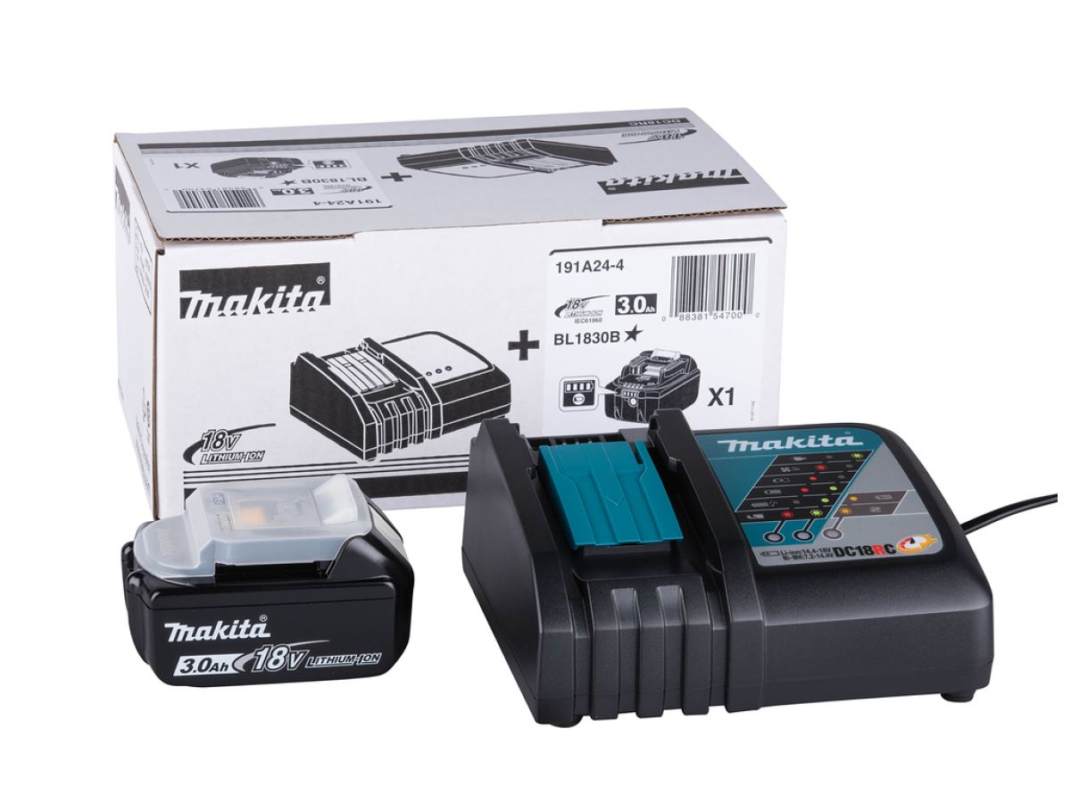 Комплект MAKITA аккумулятор LXT BL1830B + зарядное DC18RC