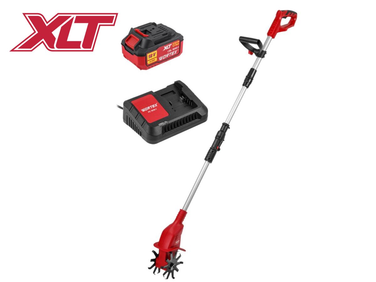 Культиватор аккумуляторный WORTEX CRC 3018 XLT SET