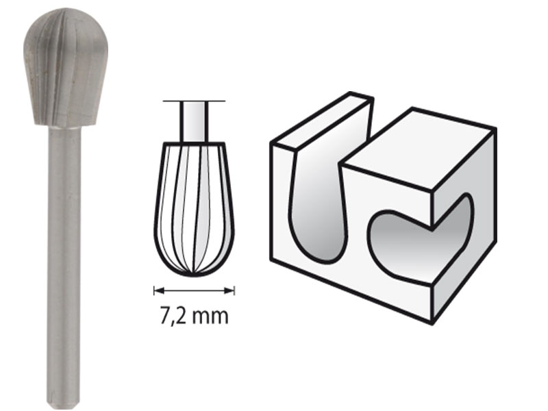 СТАЛЬНАЯ НАСАДКА DREMEL 7,2 мм (134) 2шт
