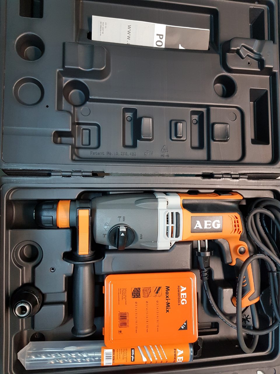 Перфоратор AEG KH 28 SUPER XEK KIT4