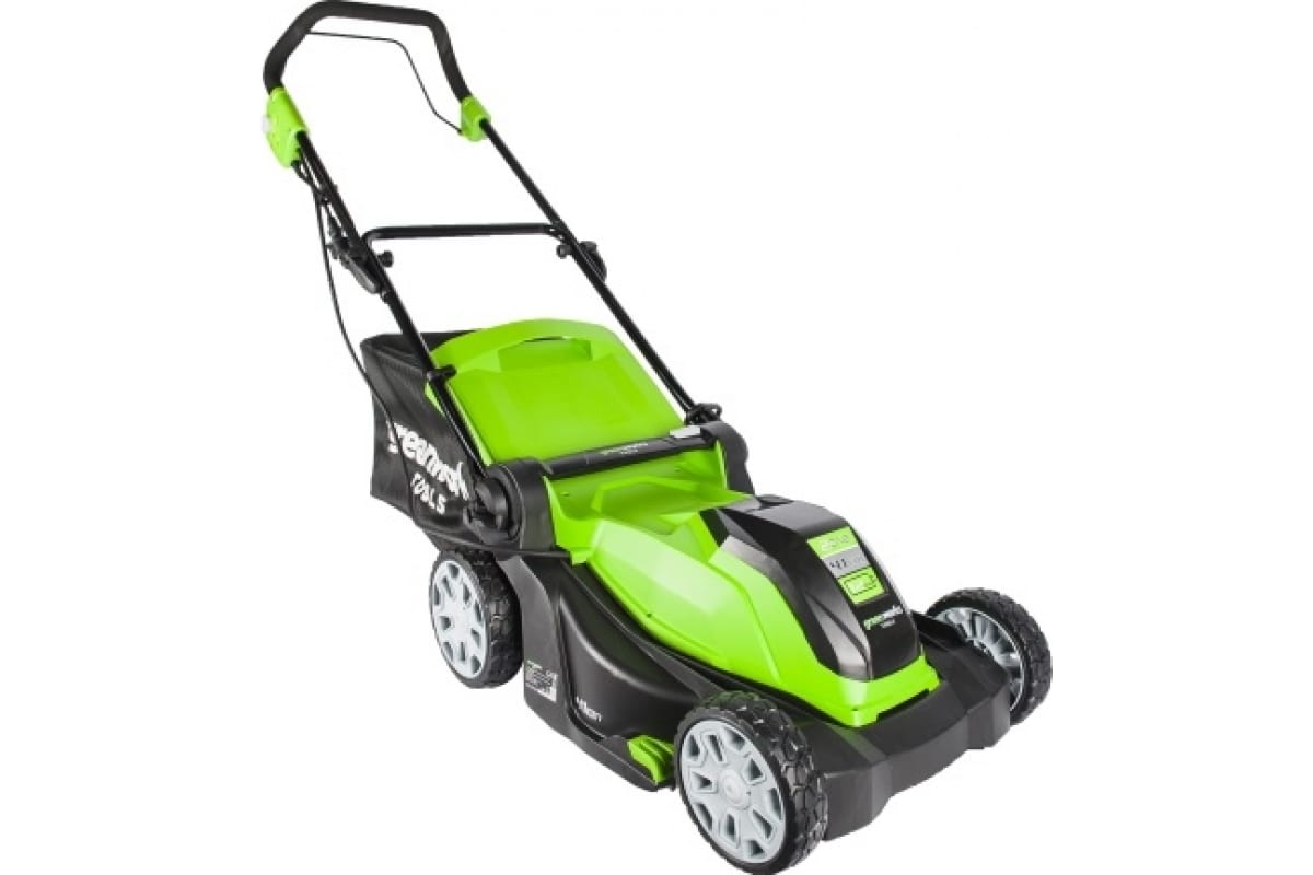 Электрическая газонокосилка Greenworks GLM1241
