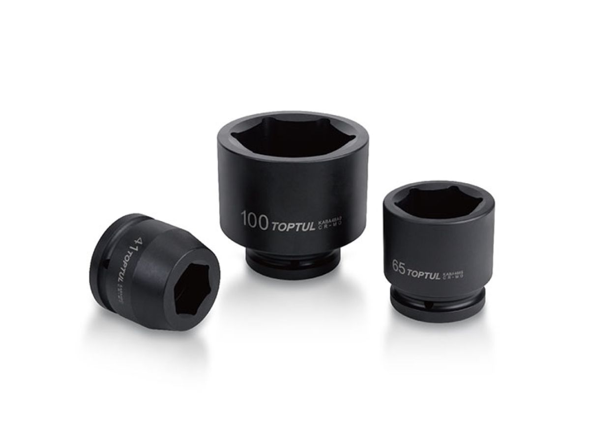 Головка ударная 1-1/2" 90мм 6гр. TOPTUL (KABA4890)