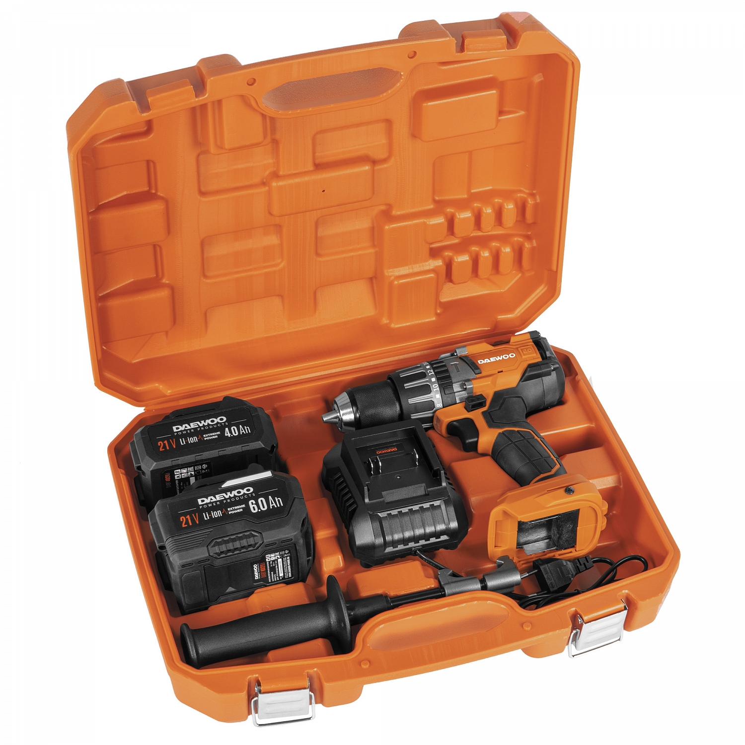 Дрель-шуруповерт ударная аккумуляторная DAEWOO DAA 2161Li (АКБ и ЗУ)