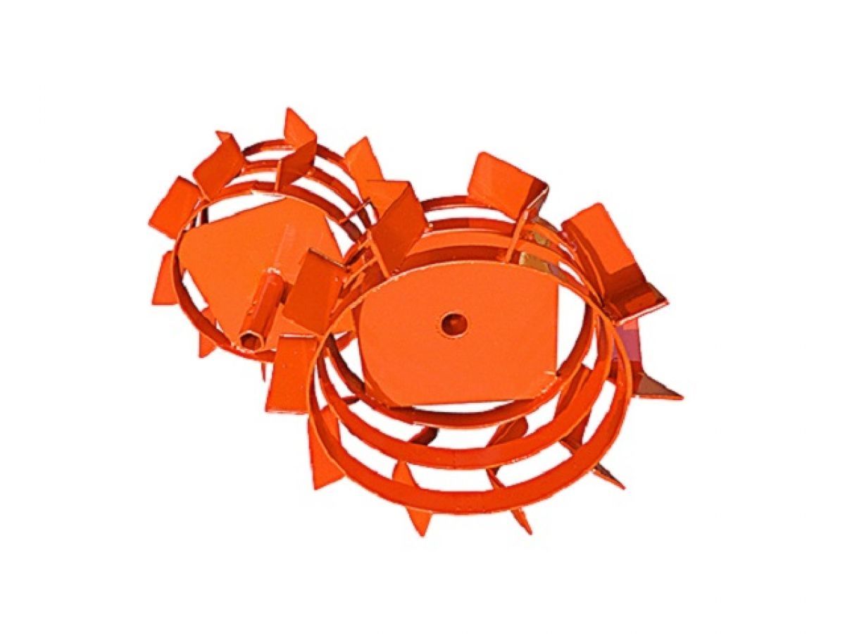 Грунтозацепы (комплект) ф 350/270 мм, шир. 160 мм, 6-гр. втулка 23 мм, 3 обруча ВРМЗ (ASILAK SL-82B, SL-83B, SL-84, FERMER FM-643, FM-653M(K), FM-701, FM-811MX, GROSS GR-8PR-0.1/0.2)