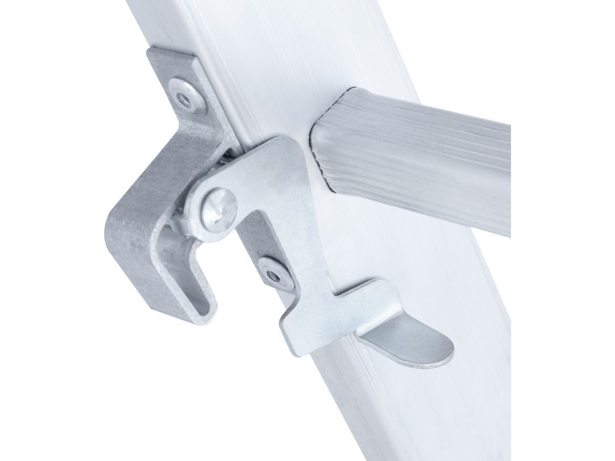 Лестница алюм. 2-х секц. 249/443см 2х10 ступ., 8,6кг PRO STARTUL (ST9946-10)