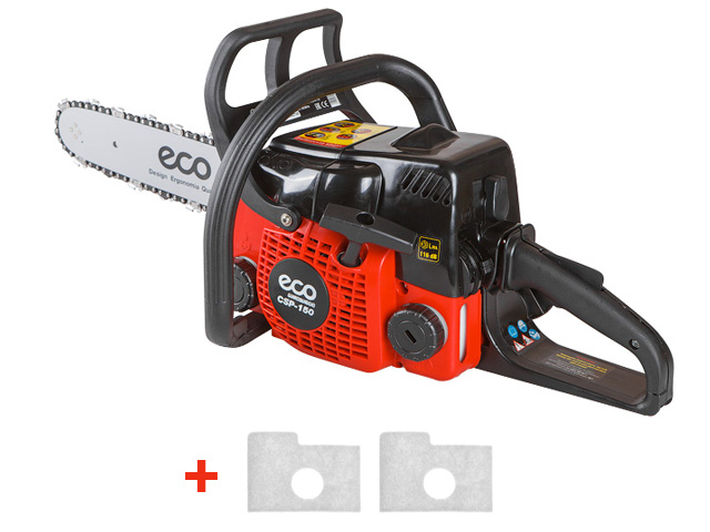 Бензопила Eco CSP-150 + Фильтр воздушный CSP-023 ECO (2шт)