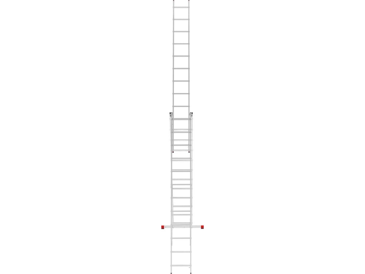 Лестница алюм. 3-х секц. 299/787/316см 3х12 ступ., 18кг PRO STARTUL (ST9942-12)