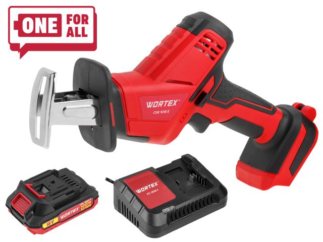 Аккум. сабельная пила WORTEX CSR 1018 E ALL1 XLT SET