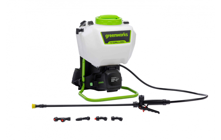 Опрыскиватель аккумуляторный садовый Greenworks G24BPSII 24В