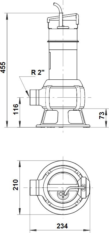Погружной насос Grundfos Unilift AP 50B.50.11.1.V