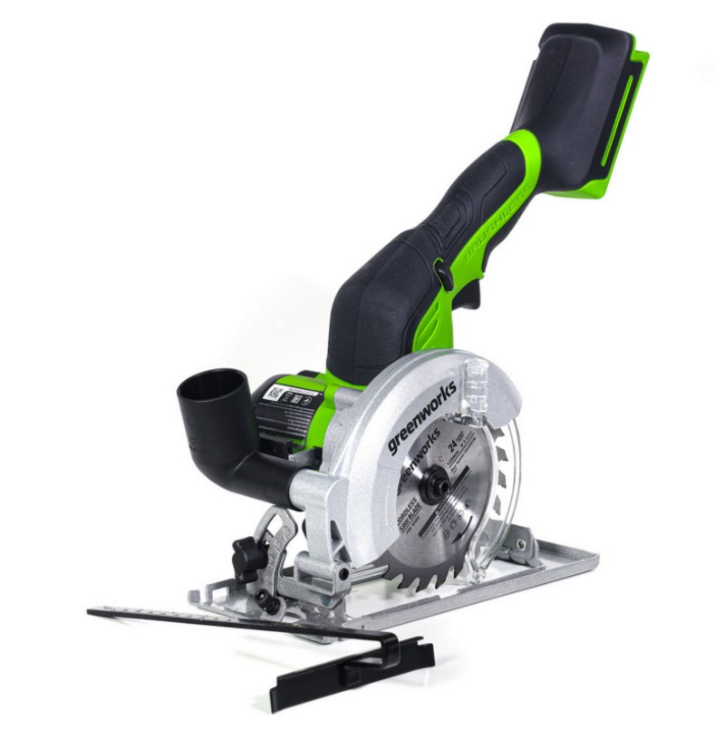 Циркулярная мини-пила аккумуляторная Greenworks G24MCS 24В