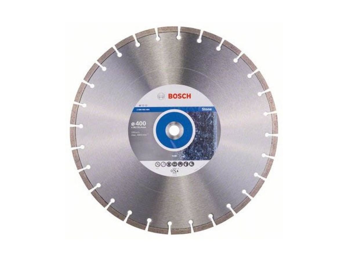 Алмазный круг 400х20/25.4 мм по камню BOSCH STANDARD FOR STONE (сухая/мокрая резка)