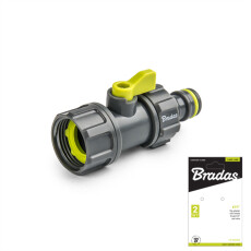 Штуцер с клапаном BRADAS LIME LINE 3/4"