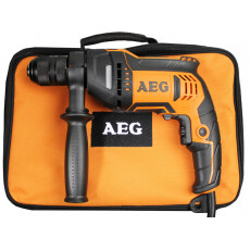 Дрель безударная AEG BE 750 R