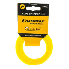 Корд триммерный CHAMPION Round 1,6 мм, 15 м (круглый)