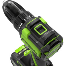 Аккумуляторная дрель-шуруповерт Greenworks DD345 24В (АКБ 4Ач + ЗУ)