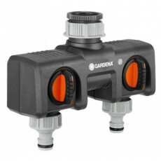 Распределитель 2-х канальный для крана 26,5мм и 21мм с резьбой 33,3мм и 26,5мм