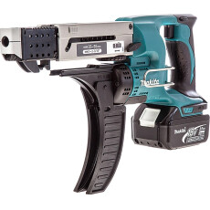 Аккумуляторный магазинный шуруповерт Makita DFR550RFE в чем. (2 АКБ 3Ач + ЗУ)