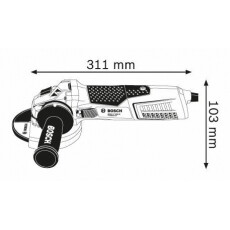 Угловая шлифмашина Bosch GWS 17-150 CI Professional