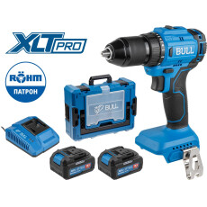 Аккум. дрель-шуруповерт BULL SR 1803 Xcase XLTpro ROHM series (2 АКБ 4Ач + ЗУ)