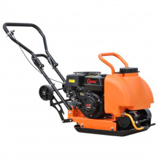 Виброплита Skiper C60PRO-3 (168F, бак, колёса, мат)