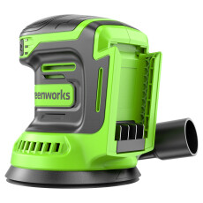 Эксцентриковая шлифмашина Greenworks OS325K2 24V (АКБ 2Ач + ЗУ)