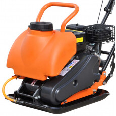 Виброплита Skiper C90PRO-3 (168F, бак, колёса, мат)