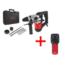 Перфоратор WORTEX RH 3231-1 в чемодане + 2 зубила, 3 сверла + Акция (Детектор проводки WORTEX MD 3009)