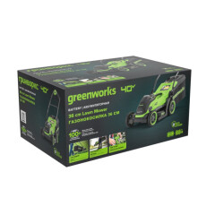 Аккумуляторная газонокосилка Greenworks GD40LM361 40V (без АКБ и ЗУ)