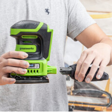 Плоскошлифовальная аккумуляторная машина Greenworks G24SS14 24V (без АКБ и ЗУ)