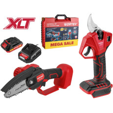 Набор аккум. инструмента WORTEX (мини-пила LX CEC 2518-1 + секатор CBS 2030 + АКБ 2А*ч + ЗУ 2 А)