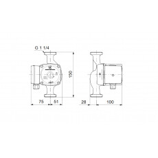 Циркуляционный насос Grundfos UP 20-30 NK (59643501)