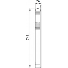 Скважинный насос Grundfos SQE 3-30