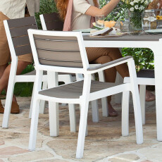 Стул Keter Harmony armchair (белый-капучино)