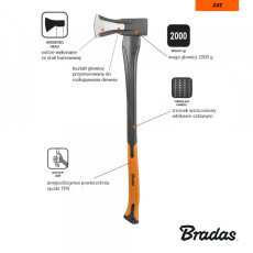 Топор-колун Bradas KT-SF2200