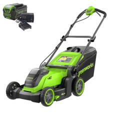 Аккумуляторная газонокосилка Greenworks GD40LM411K5 40V (АКБ 5 А/ч + ЗУ)