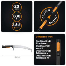 Пила изогнутая FISKARS OneClick