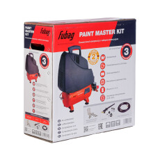 Компрессор безмасляный коаксиальный FUBAG PAINT MASTER KIT + 3 предмета