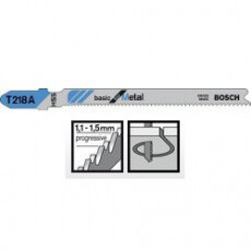 Пилка по металлу для лобзика  Bosch Basic for Metal T 218 A 92 мм 3шт.