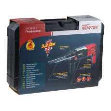 Перфоратор WORTEX RH 2829-1 в чем. + 3 сверла, 2 зубила