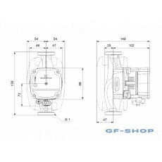 Циркуляционный насос Grundfos ALPHA1 L 25-40 130 (99160574)