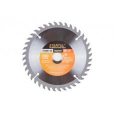 Диск пильный 160х20/16 мм 40 зуб. по дереву STARTUL (твердоспл. зуб)