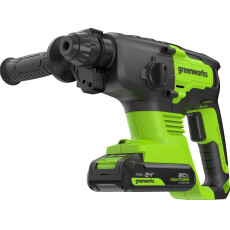Перфоратор аккумуляторный Greenworks GD24SDS2 24В (АКБ 2 Ач + ЗУ)
