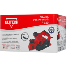 Рубанок электрический Elitech Р 110