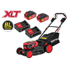 Газонокосилка аккумуляторная WORTEX CLM 4536-4 XLT SET (2 АКБ 4Ач + 2 ЗУ)
